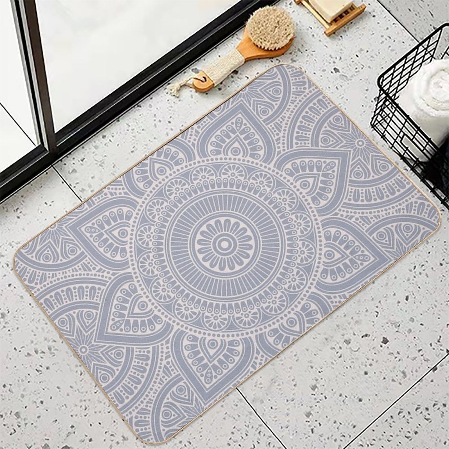 Mandala 16 Anti-Trip Bath Mat