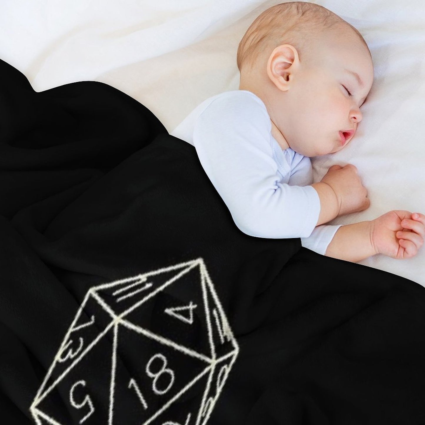 The Science of 20 Sided Dice. Multi-functional Throw Blanket