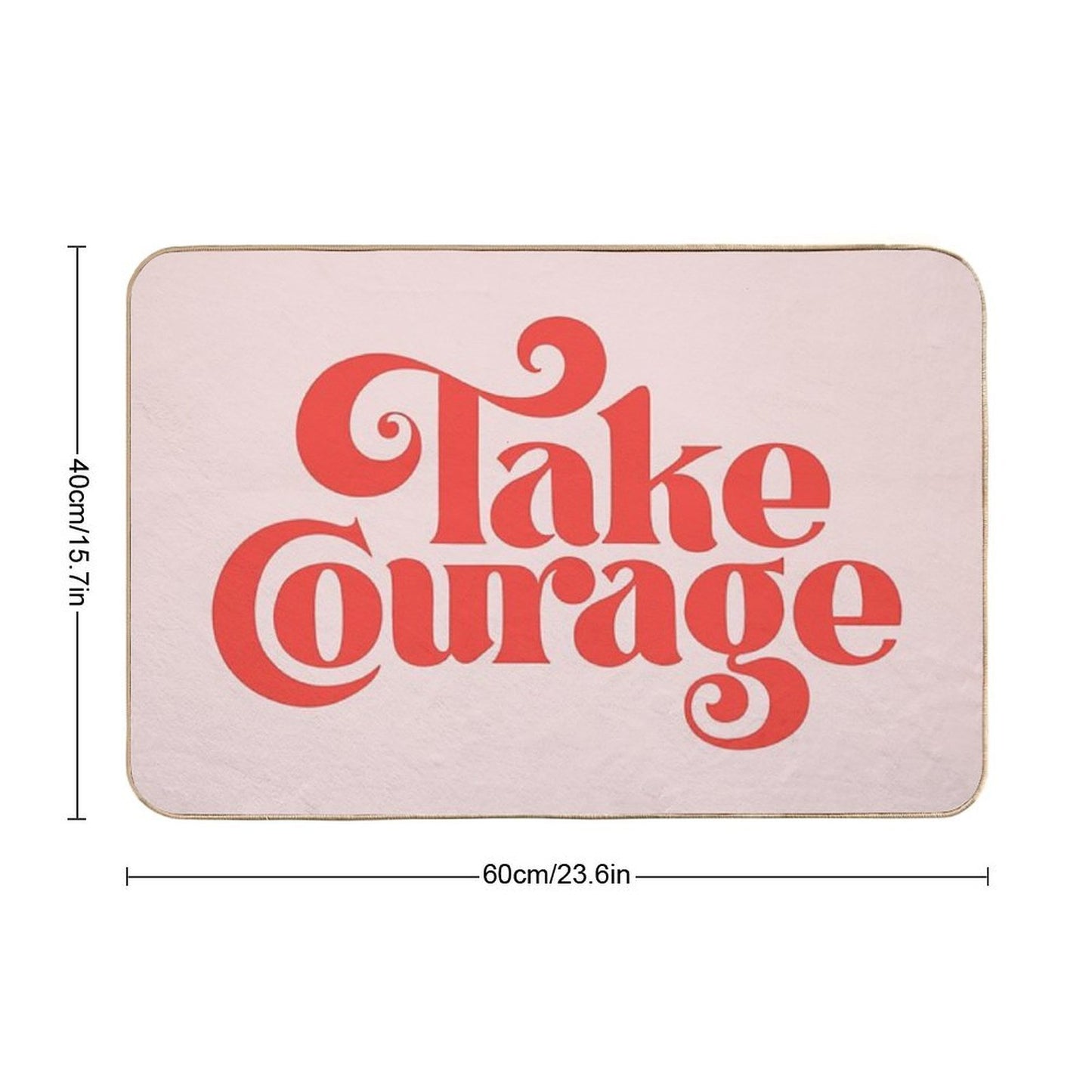 Take Courage Rapid-Drying Bath Mat