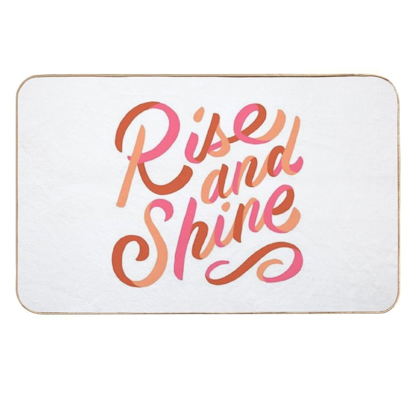 Rise And Shine  Stain-Proof Bath Mat