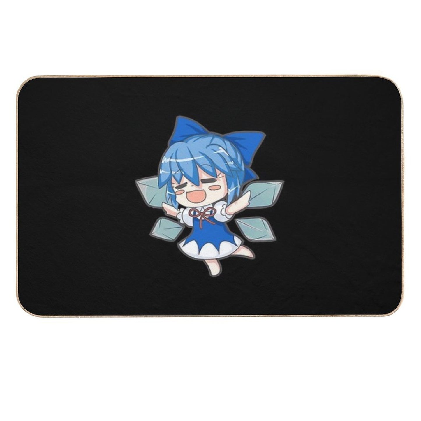 Cirno Blue Dirt-Trapping Bath Mat