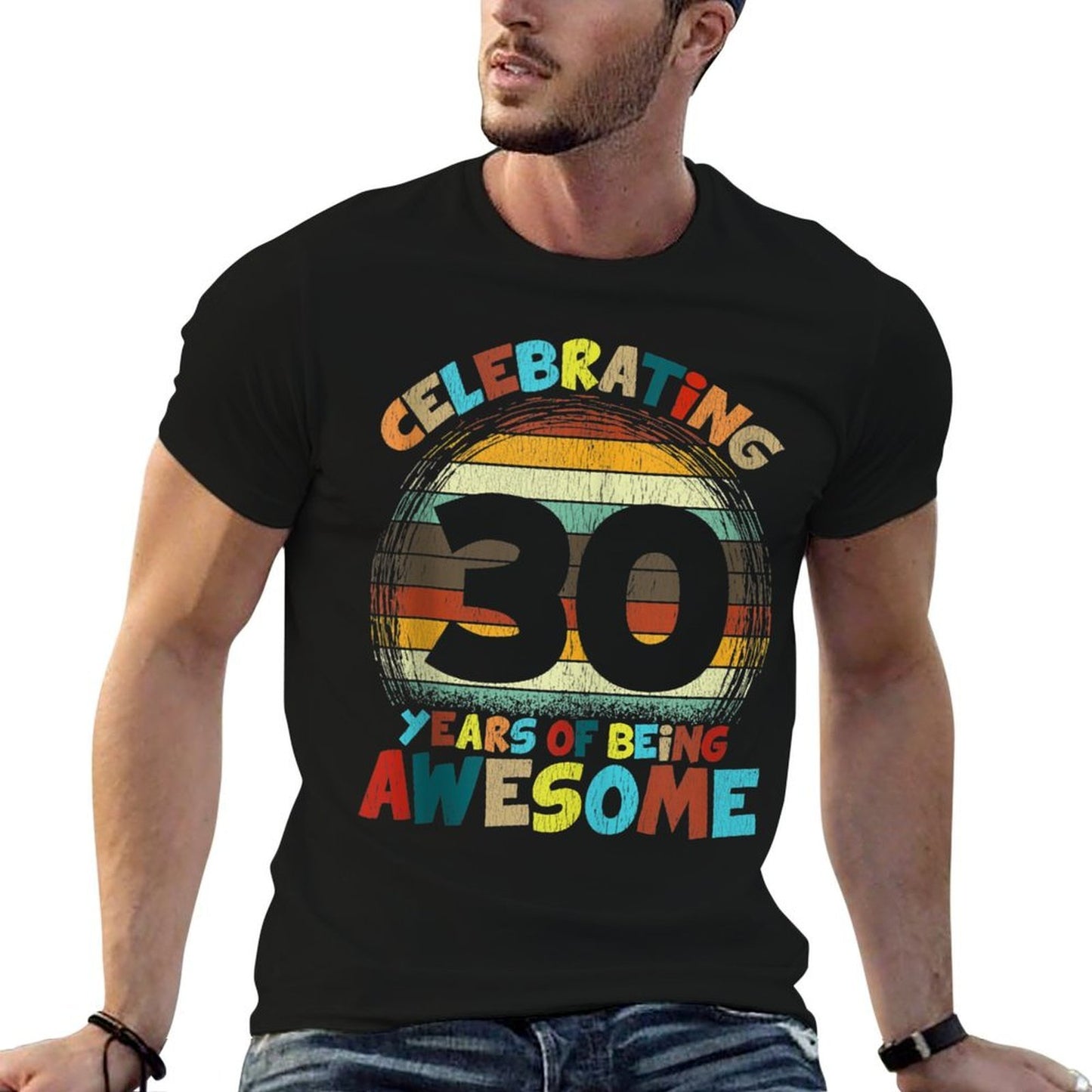 30th Birthday Gifts Retro Vintage Womens Mens 30th Birthday Relaxed-fit T-Shirt