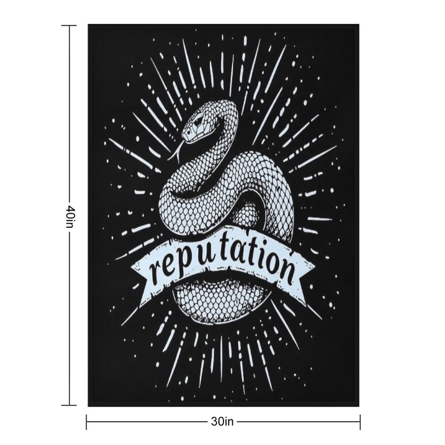 Reputation Snake Versatility Throw Blanket