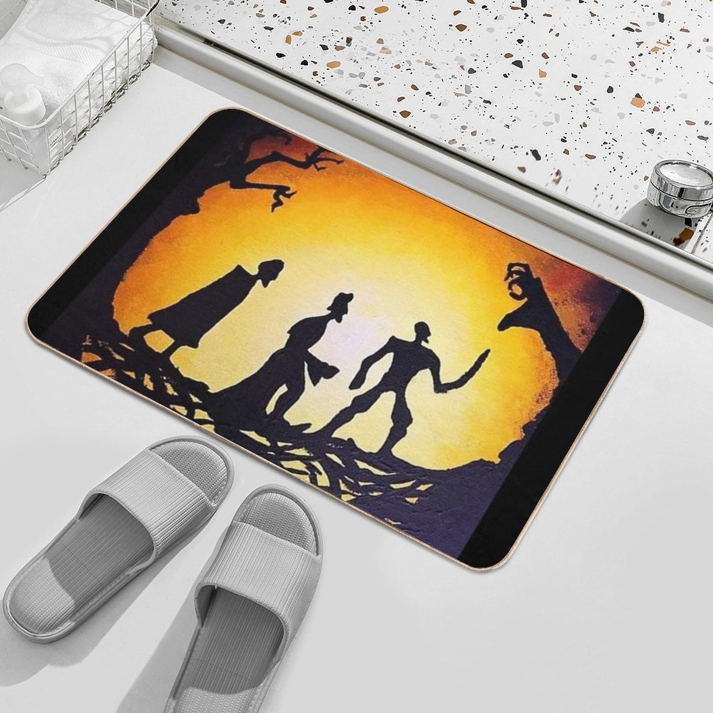 Horror Rapid-Drying Bath Mat