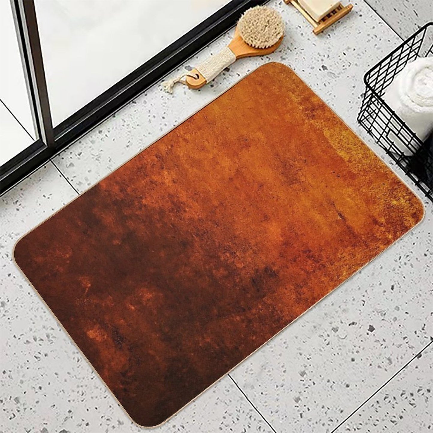 Copper Plate High-Traffic Bath Mat