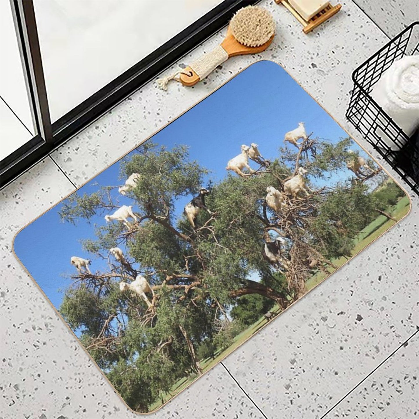 Goats in Trees Toxin-Free Bath Mat