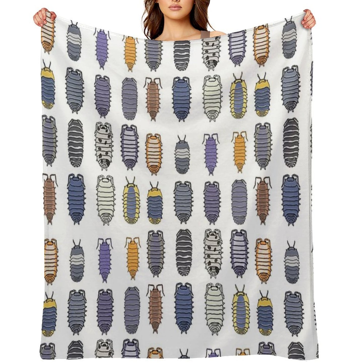 Isopods Easy Care Throw Blanket