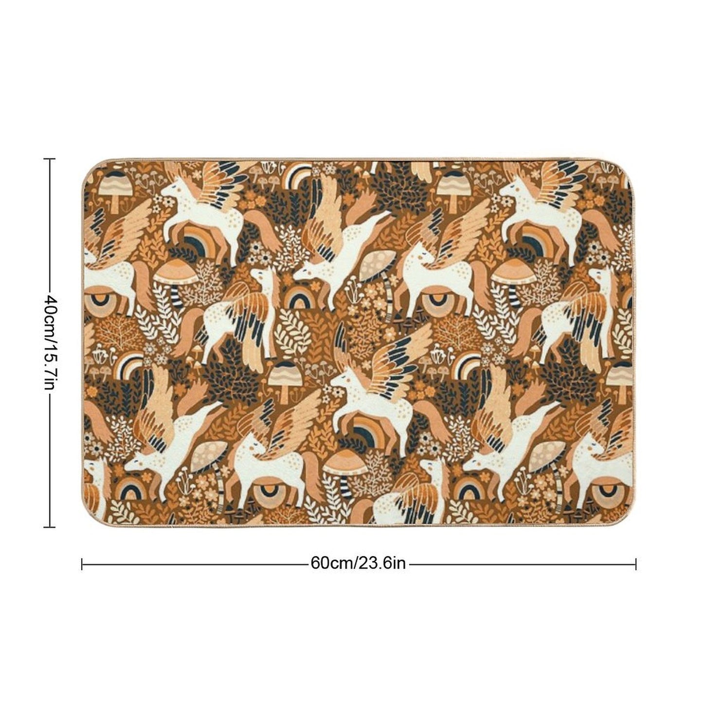 Cinnamon Pegasi Long-Lasting Bath Mat