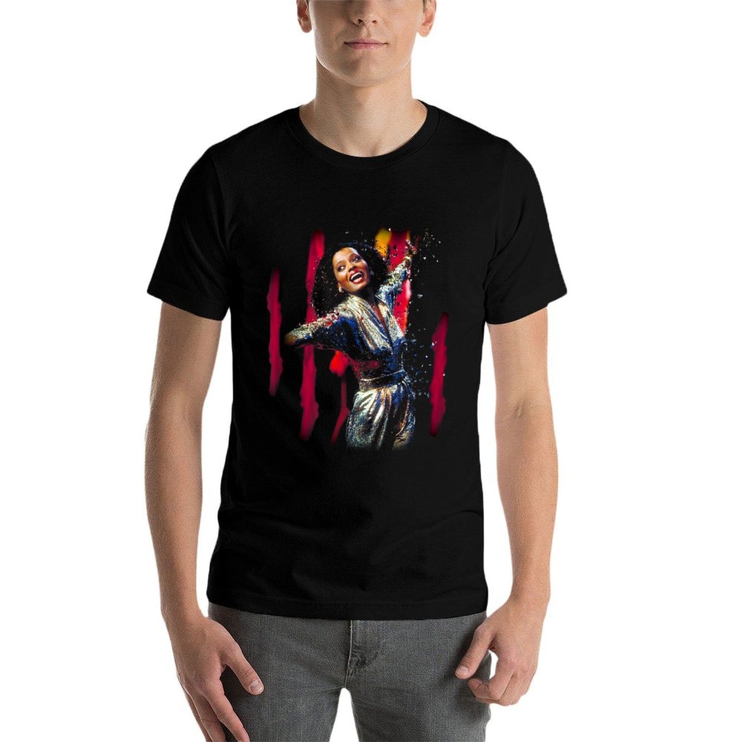 TV Times Diana Ross Muppet Show 1980 Graphic-printed T-Shirt