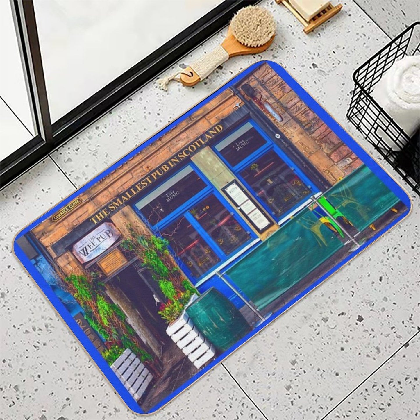 The Wee Pub Edinburgh High-Traffic Bath Mat