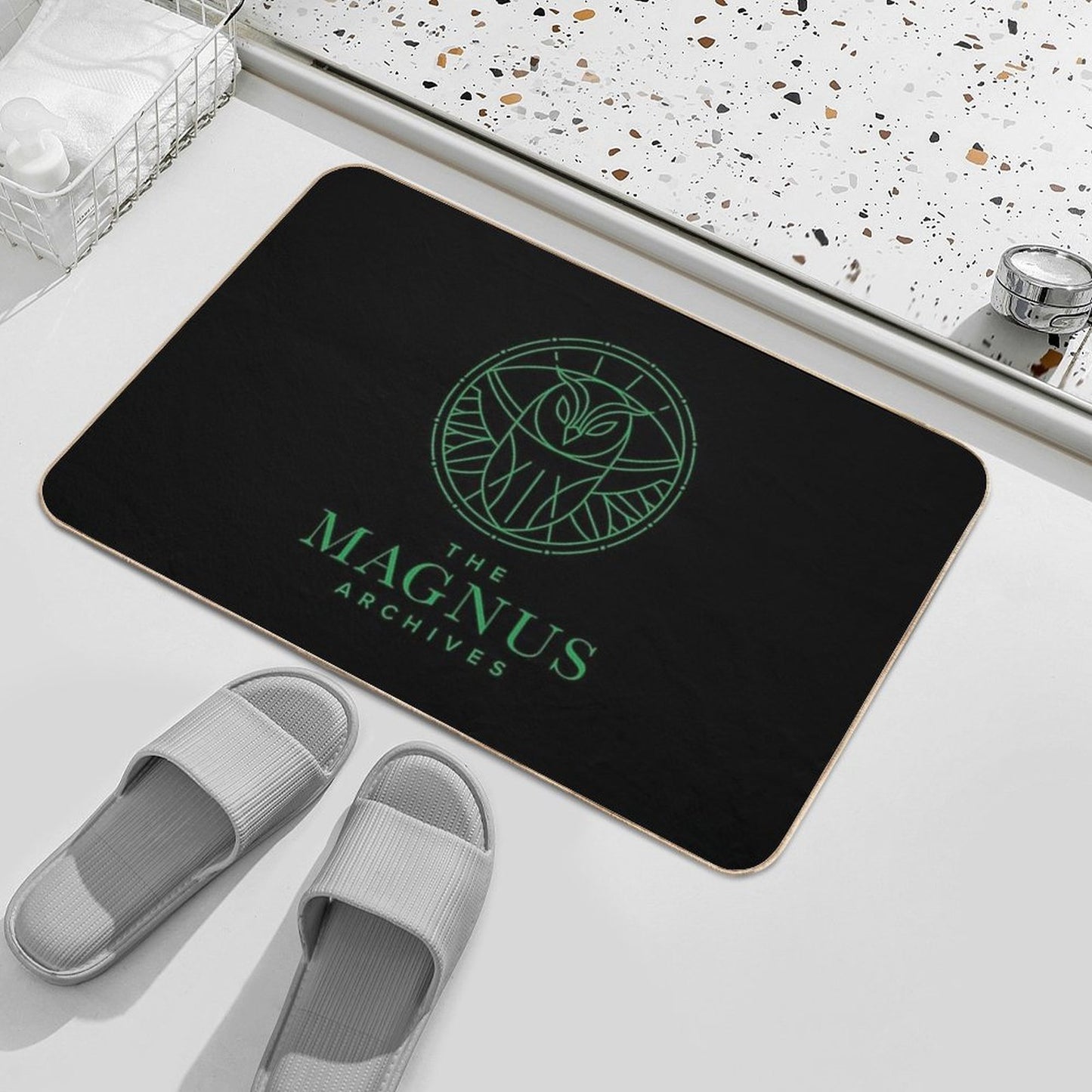 All Seeing Owl Absorbent Bath Mat