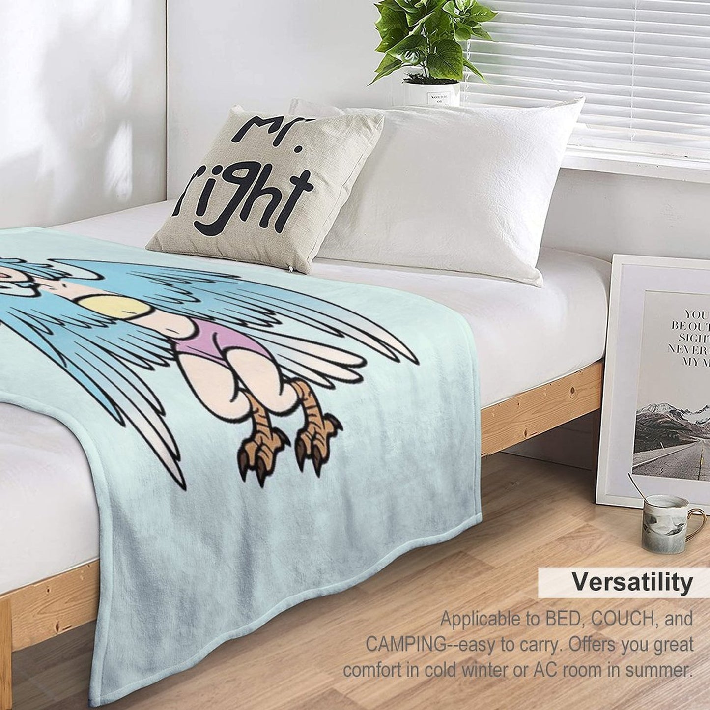 Kipi The Harpy Durable Throw Blanket