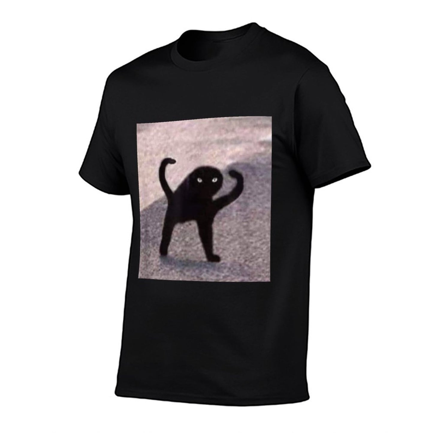 Cursed Cat Memes Cursed Cat Angry As Fuk Meme Slim-fit Cut T-Shirt