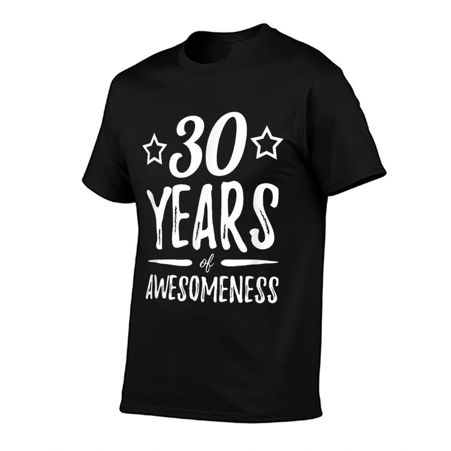 30 Years of Awesomeness Funny 30th Birthday Gift Idea Trendy Pattern T-Shirt