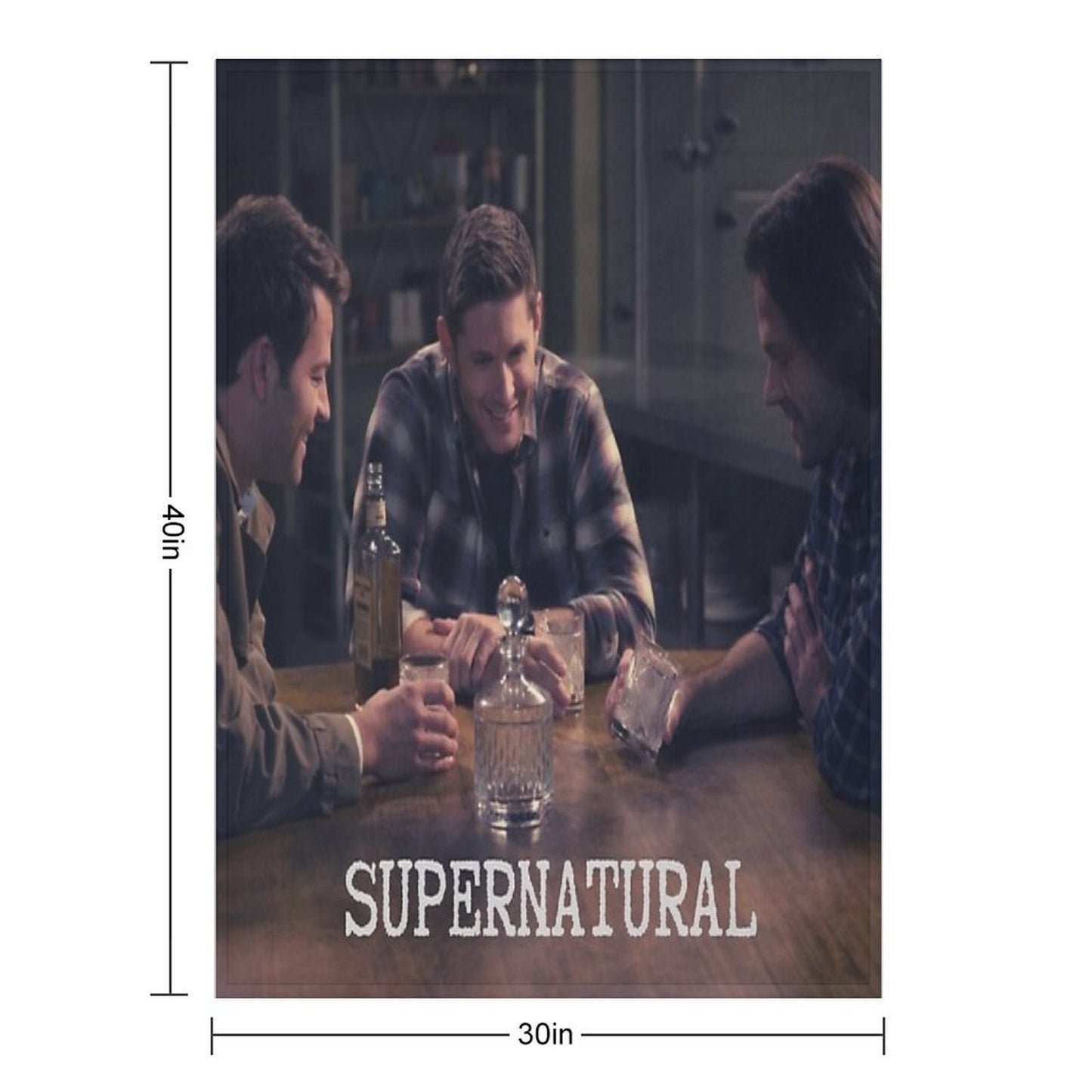Supernatural Wrinkle-free Throw Blanket