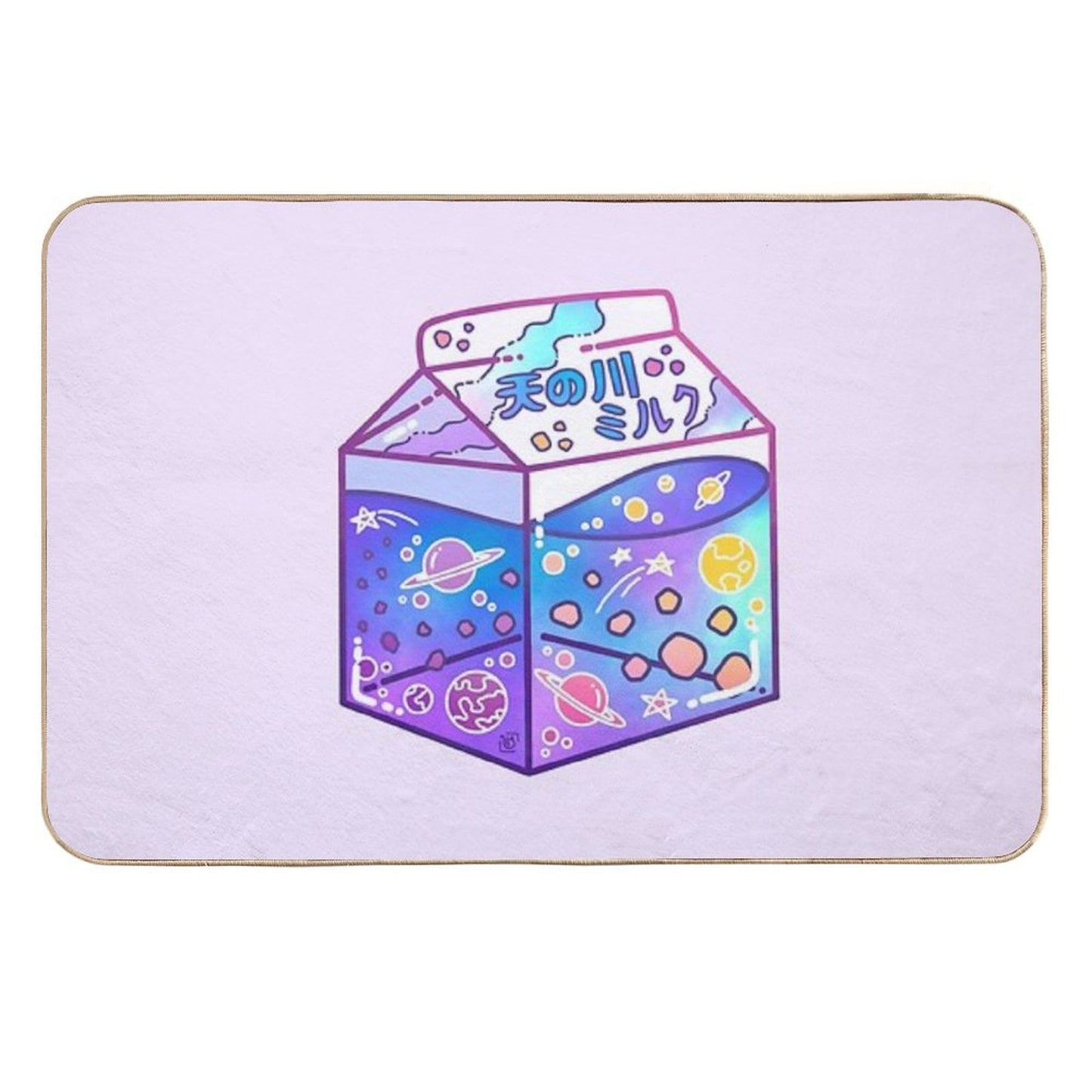 Milky Way Milk Carton Eco-Friendly Bath Mat