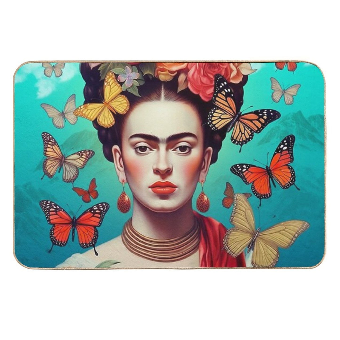 Frida Kahlo 4 Stain-Proof Bath Mat