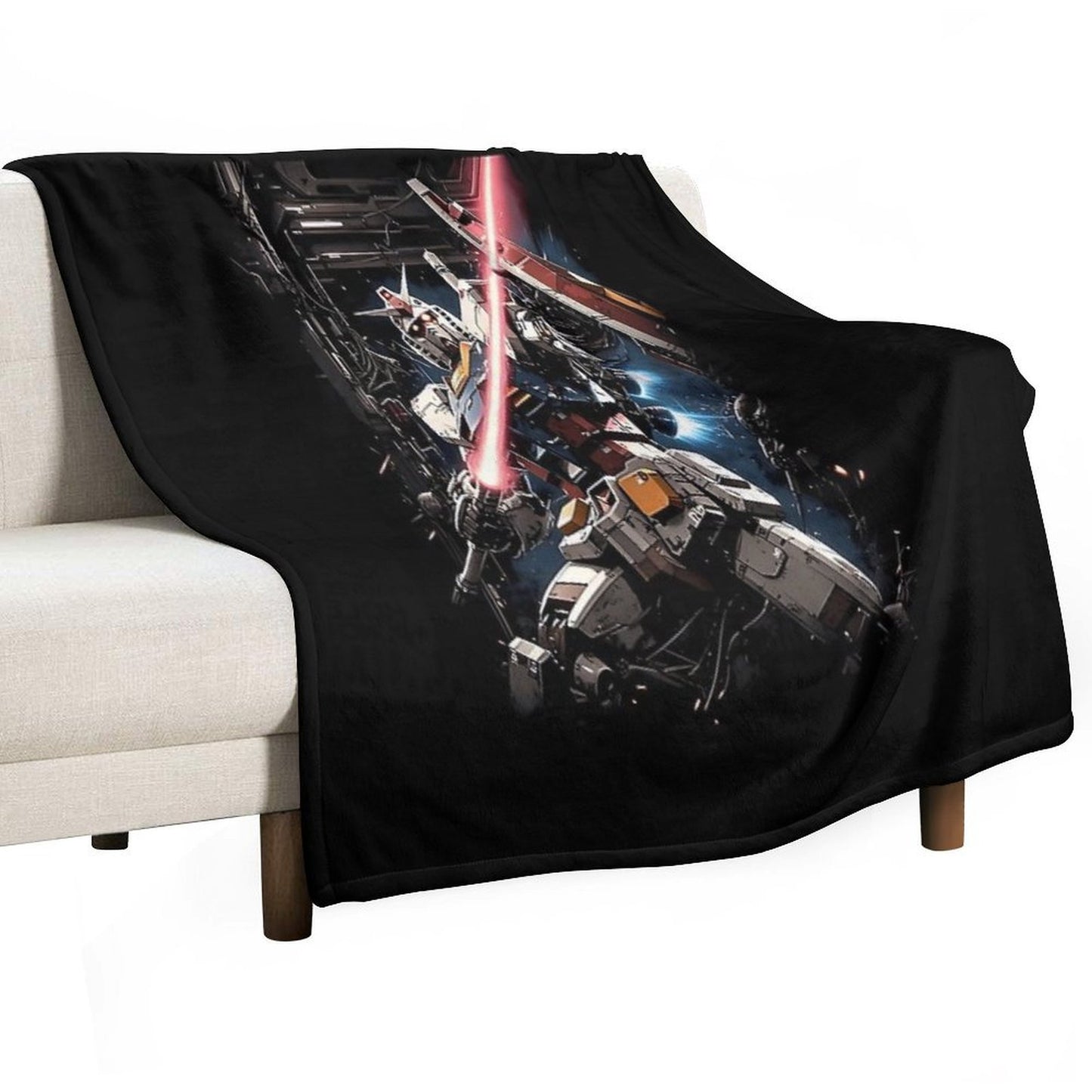 RX 78 2 Gundam Lightweight Throw Blanket