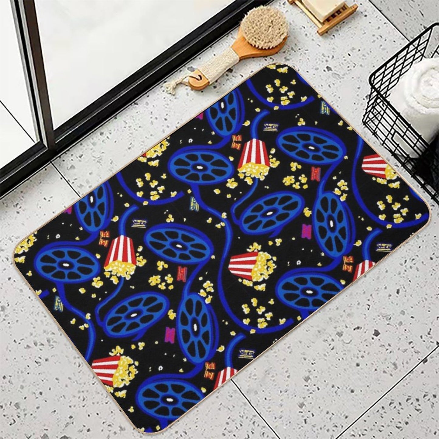 The Movie Theater Carpet Rapid-Drying Bath Mat