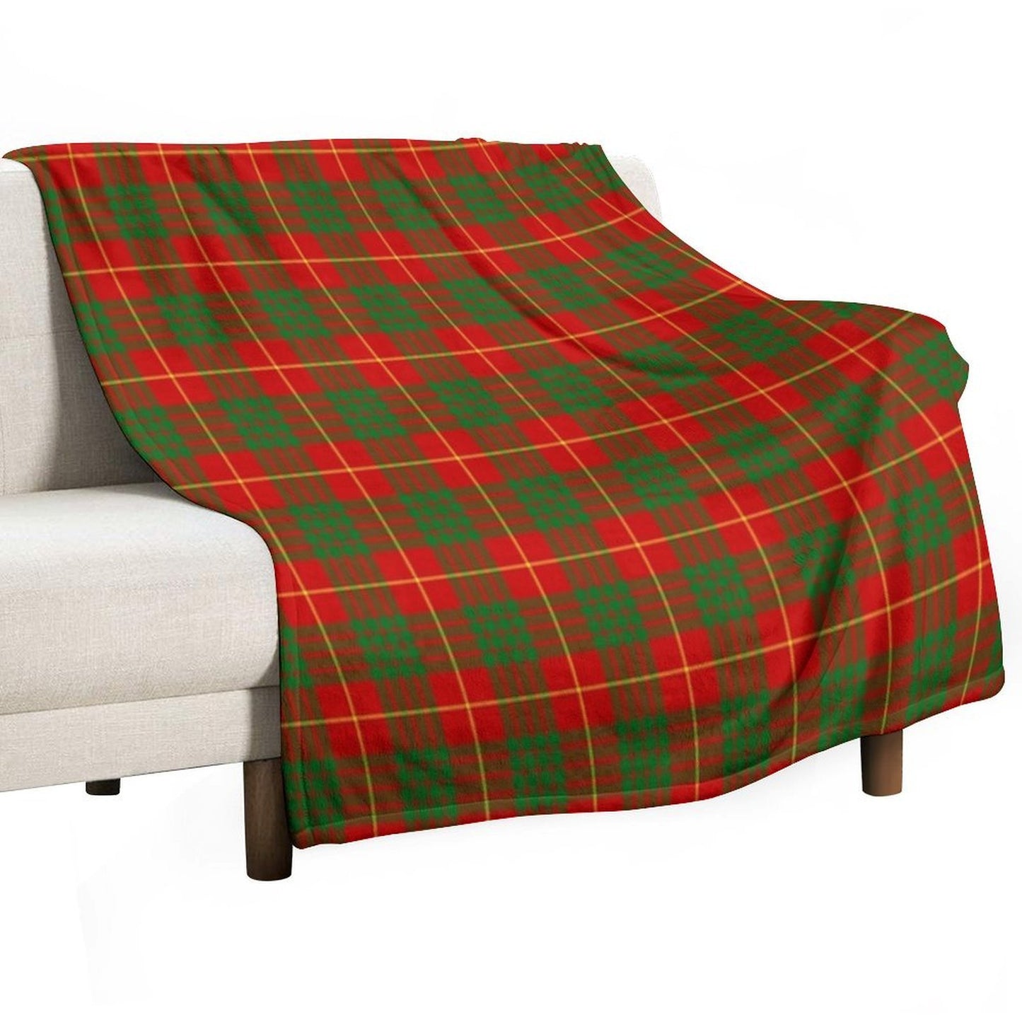 Clan Cameron Tartan Gift-ready Throw Blanket