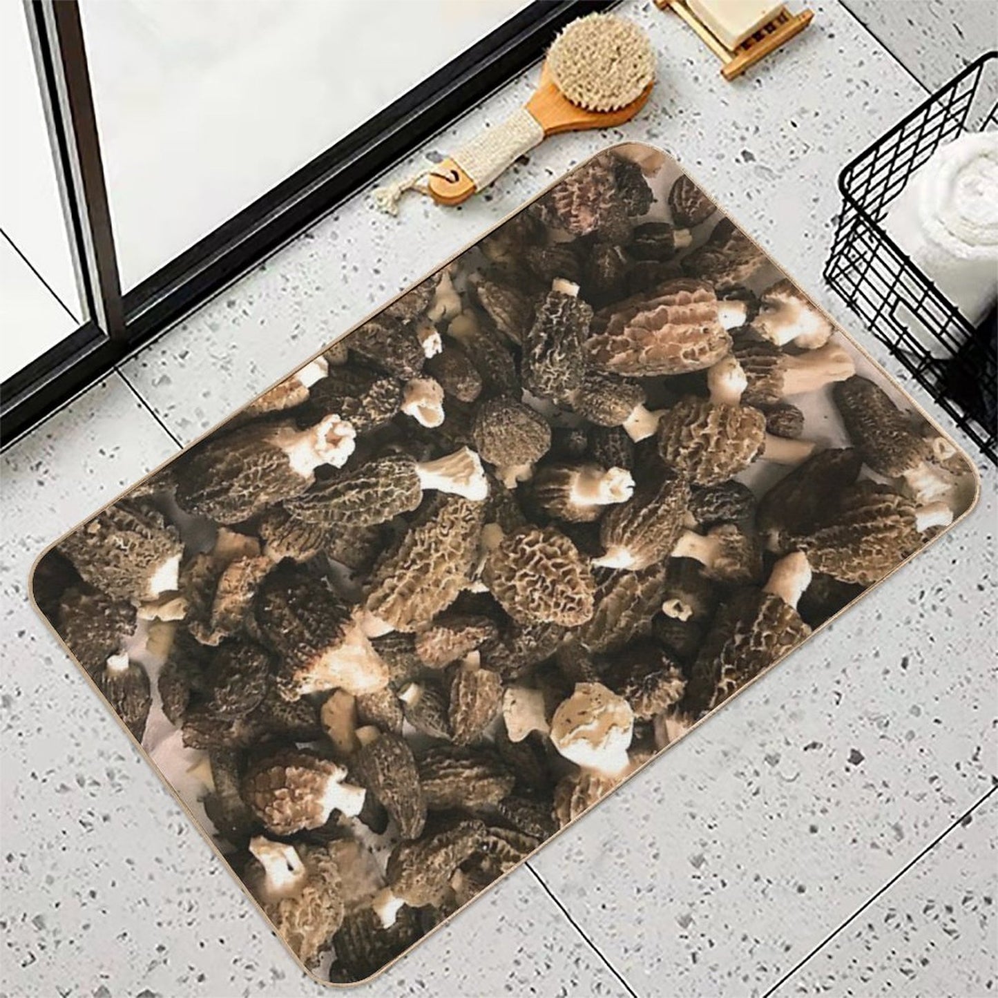 Morel Hunting Haul Repositionable Bath Mat
