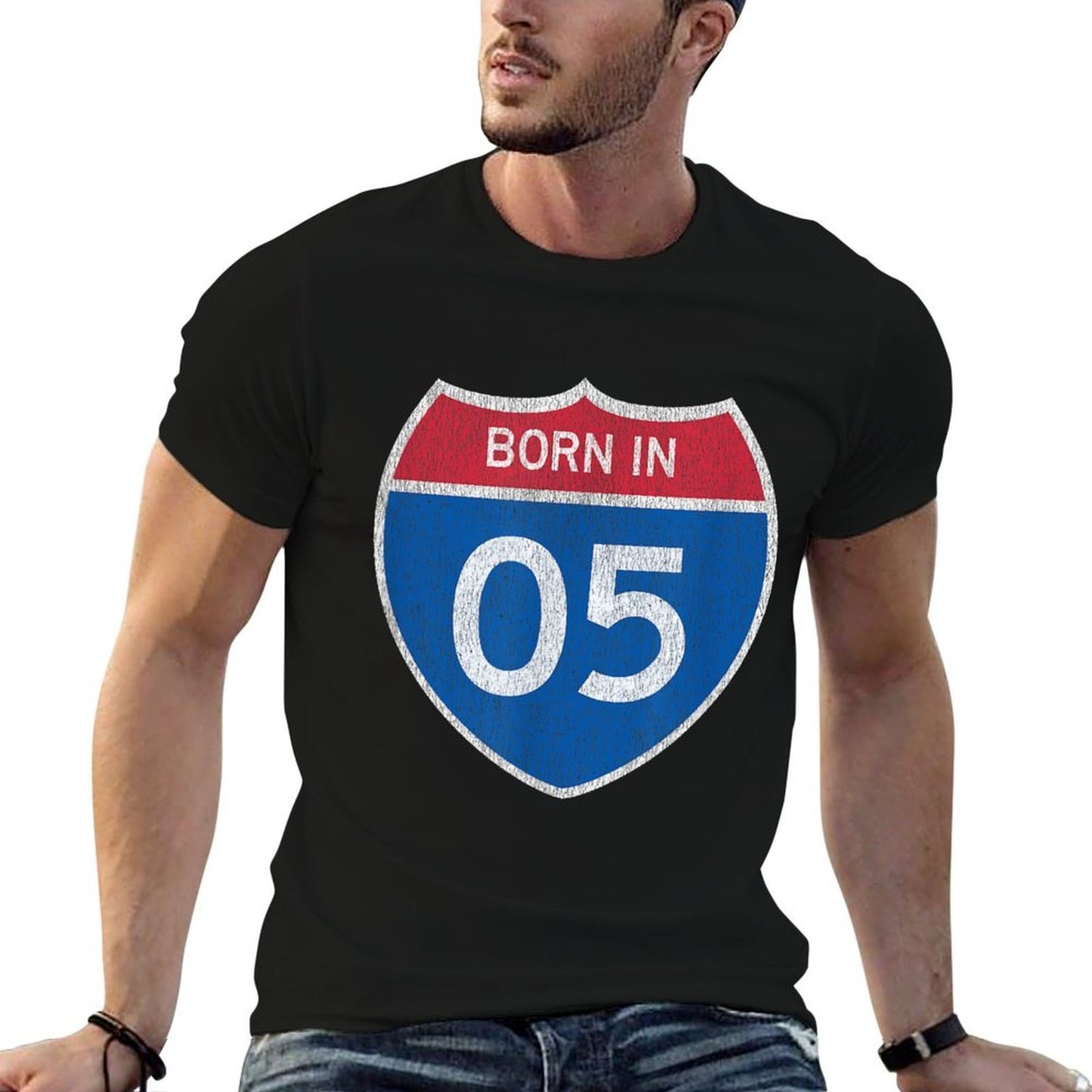 20 Year Old Classic Car Road Sign 20th Birthday Affordable Price T-Shirt