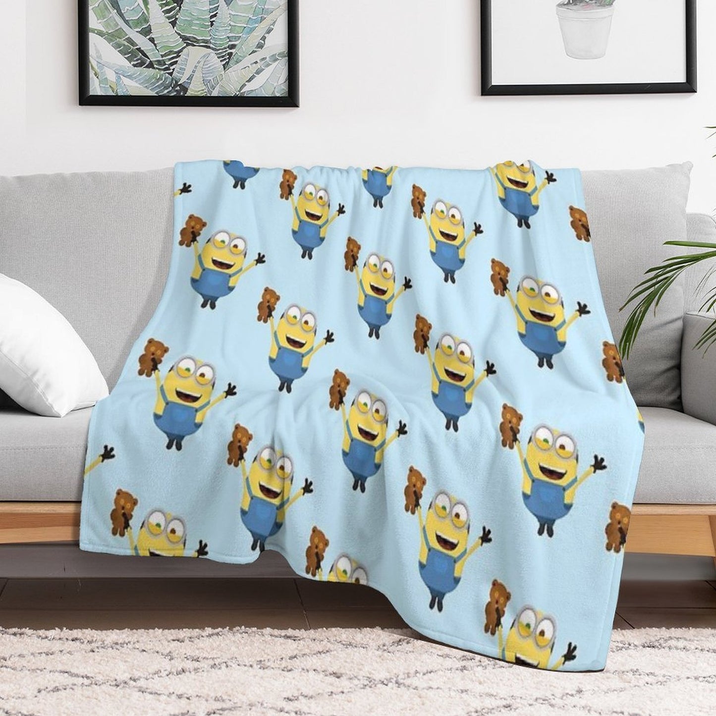 Bob Minion Sustainable Throw Blanket
