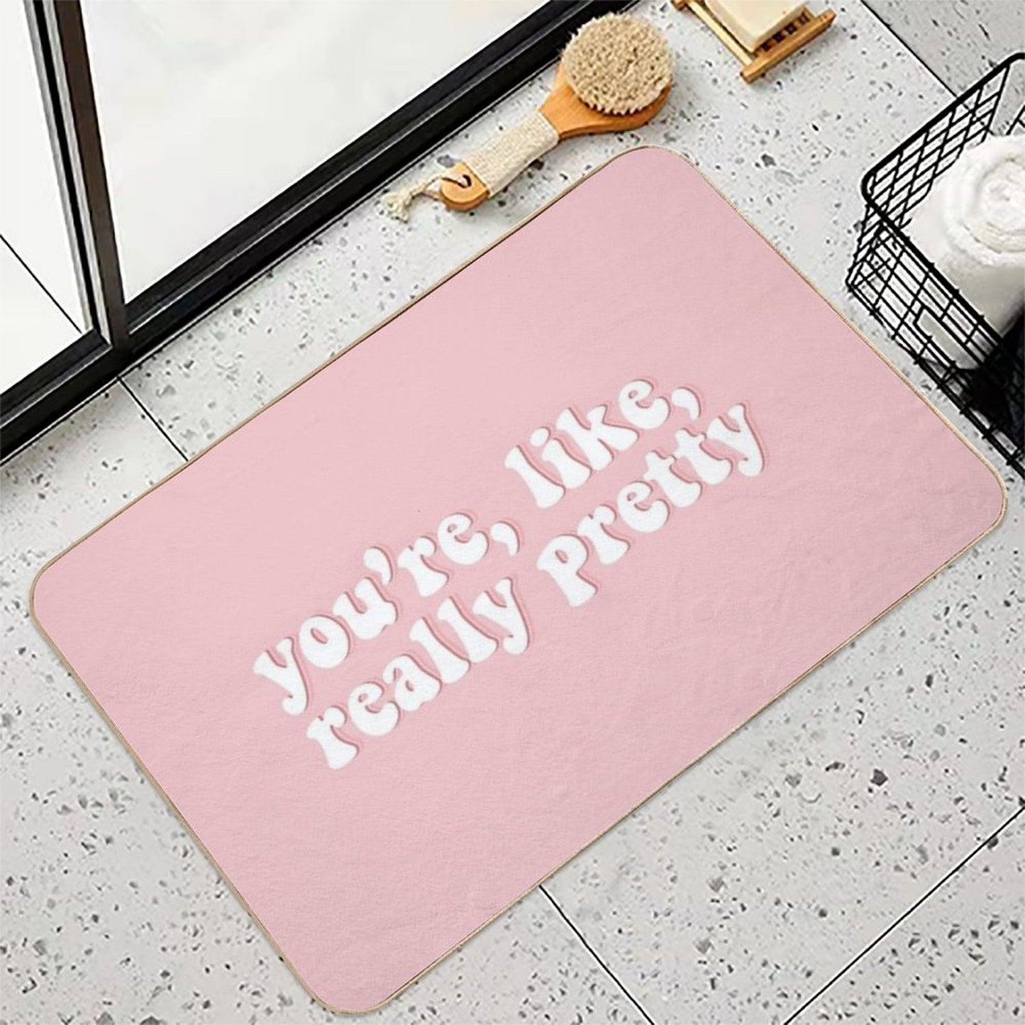 You're, Like, Really Pretty Mean Girls Non-Slip Bath Mat