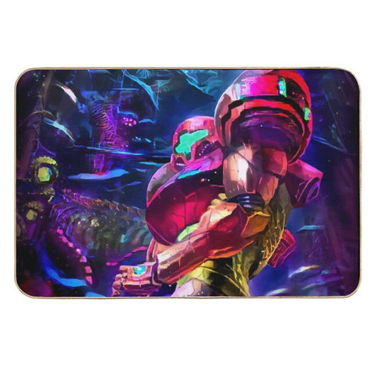 Samus Aran Metroid  Long-Lasting Bath Mat