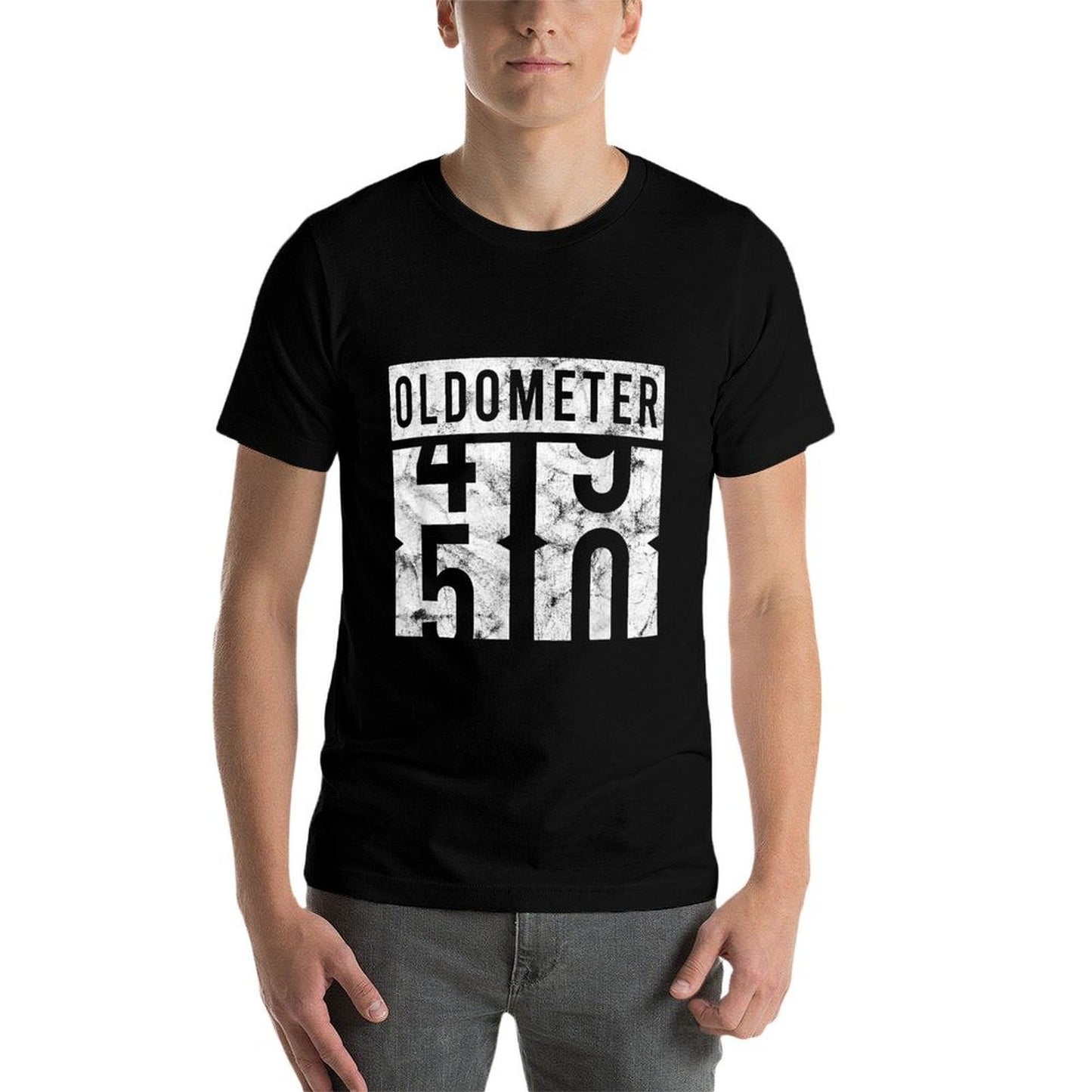Funny Birthday 50 Funny 50th Birthday Oldometer Odometer Vintage-inspired T-Shirt