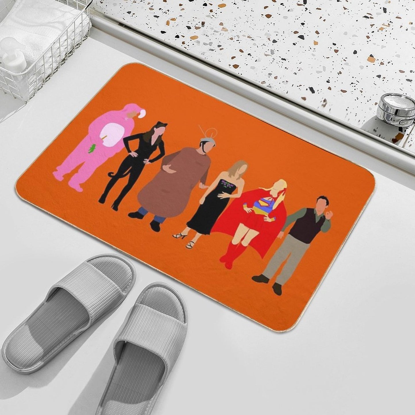 The One With Halloween Costumes Multi-Purpose Bath Mat