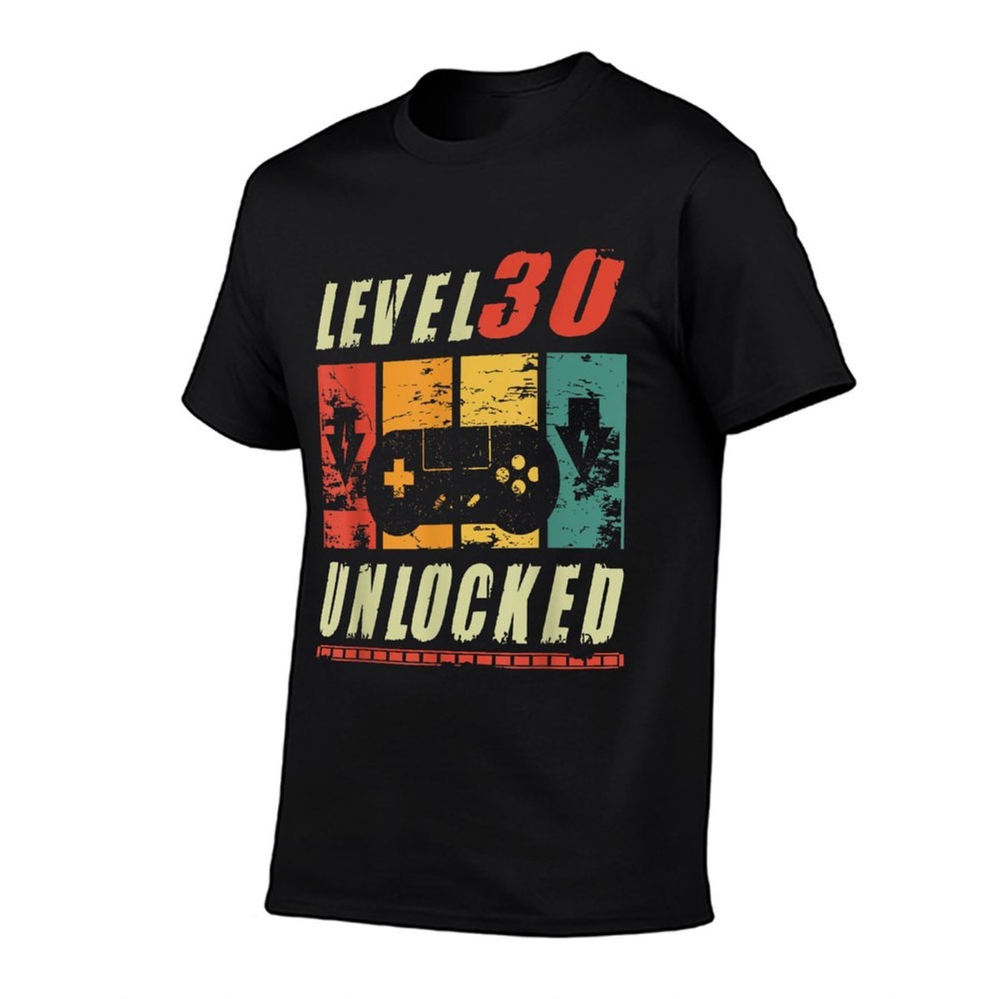 30th Birthday Man Level 30 Unlocked 30th Birthday Graphic-printed T-Shirt