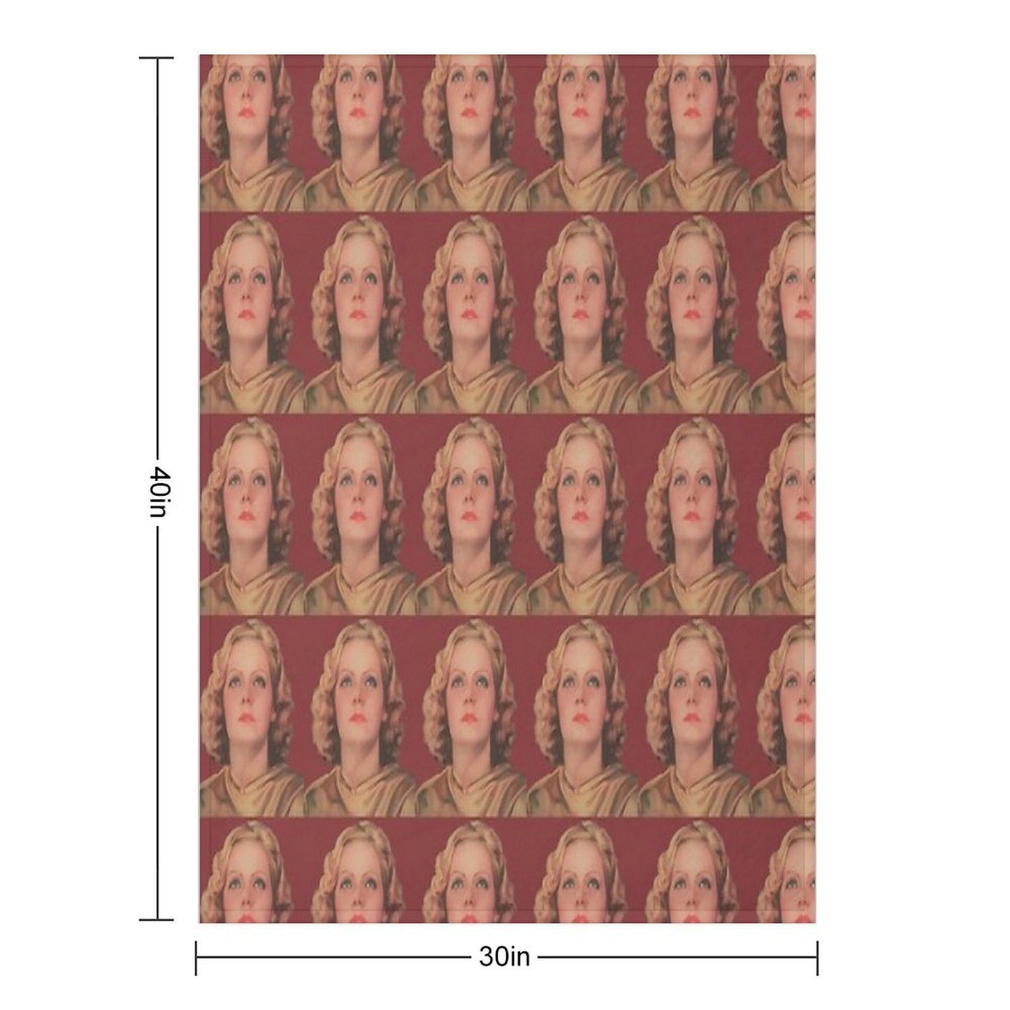 The Divine Garbo GRETA GARBO Movie Legend Quick-dry Throw Blanket