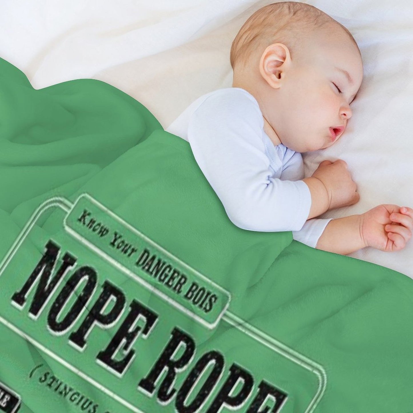 Nope Rope Travel-friendly Throw Blanket