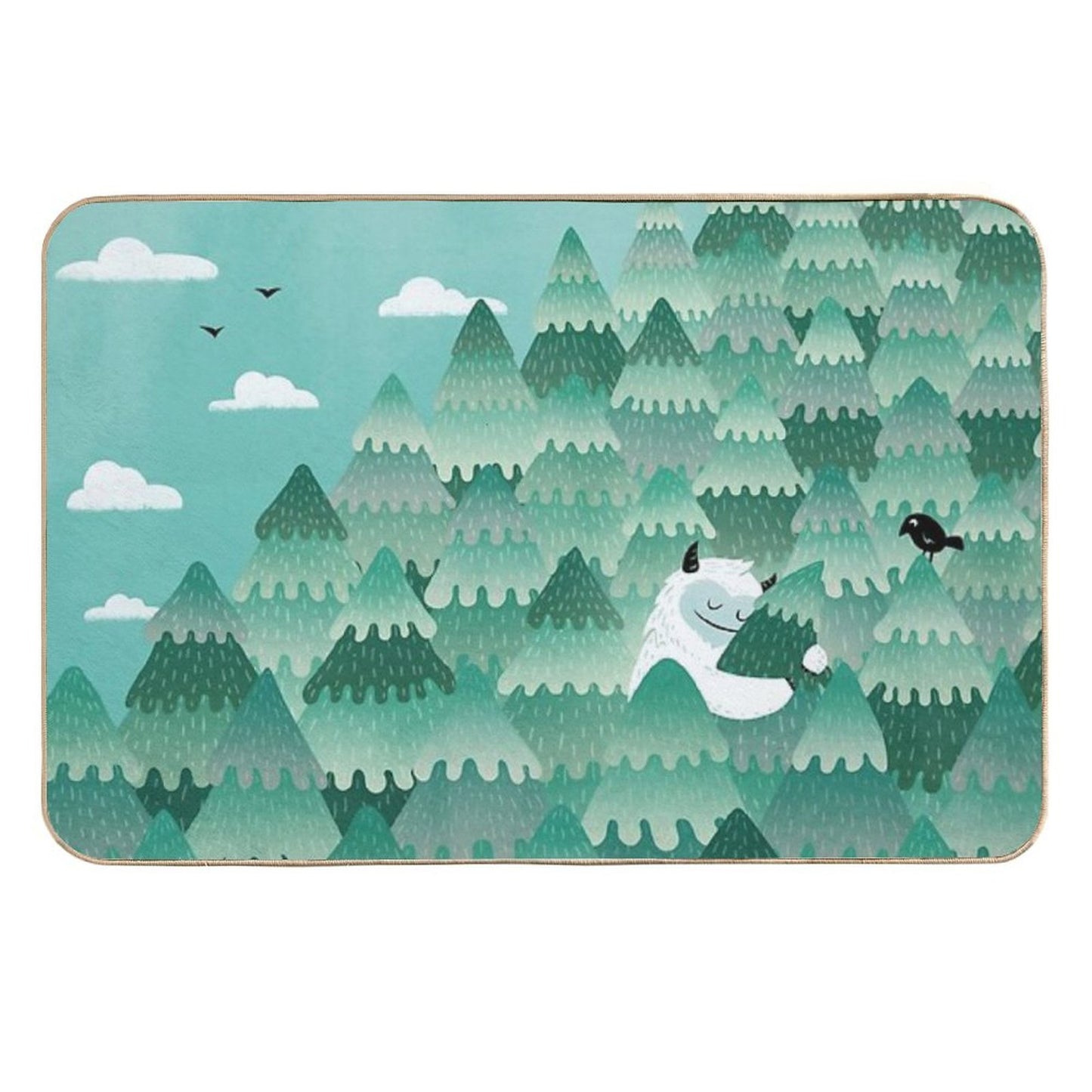Tree Hugger (Spring & Summer Version) Multi-Purpose Bath Mat