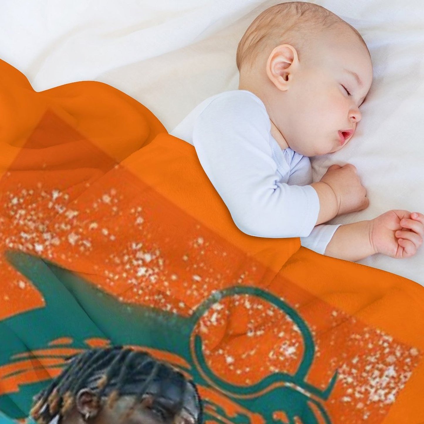 Tyreek Hill Dolphins Anti-pilling Throw Blanket