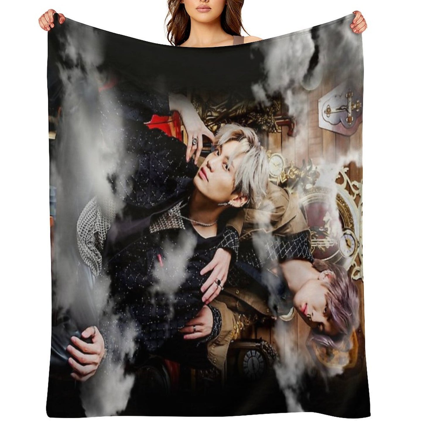 BounPrem Easy Care Throw Blanket
