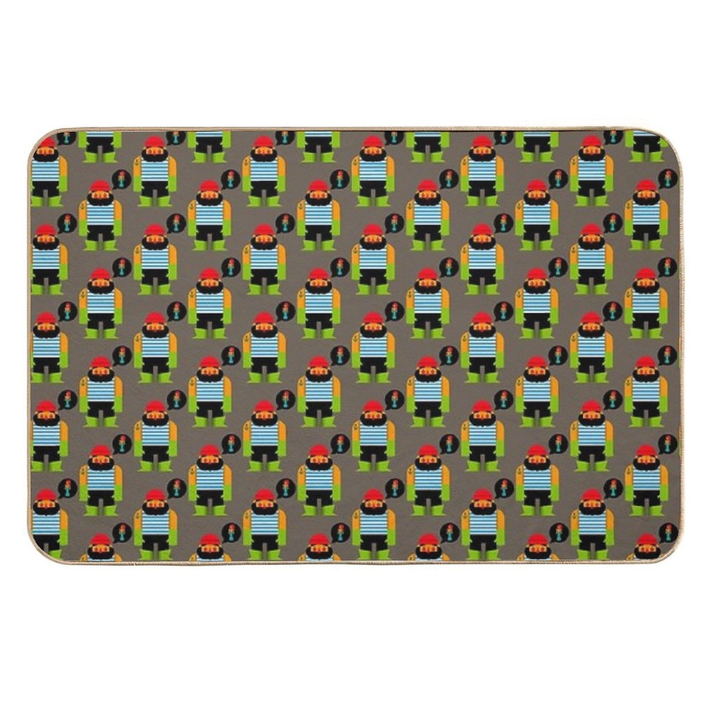 Fisherman Easy Maintenance Bath Mat