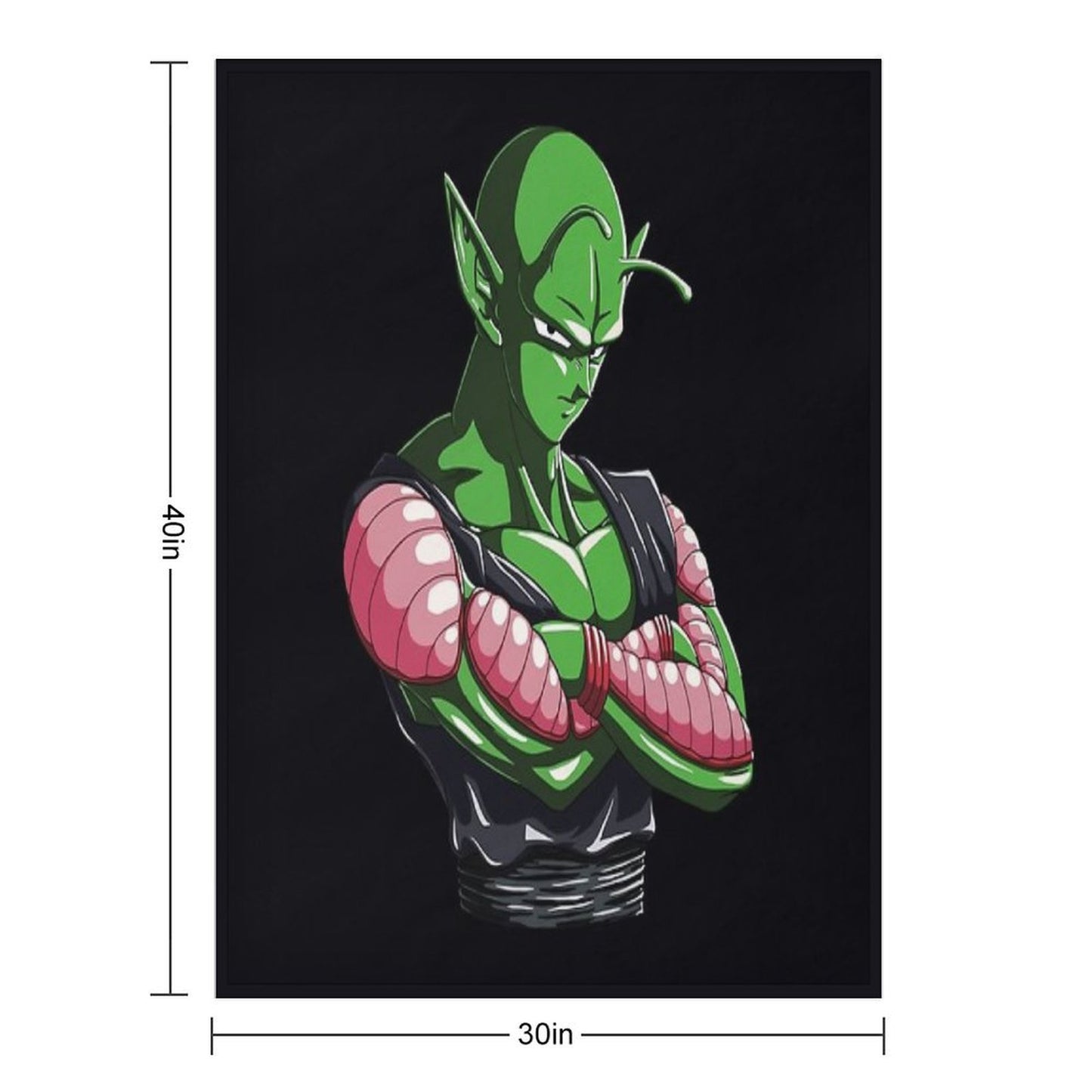 DBZ - Piccolo Sustainable Throw Blanket