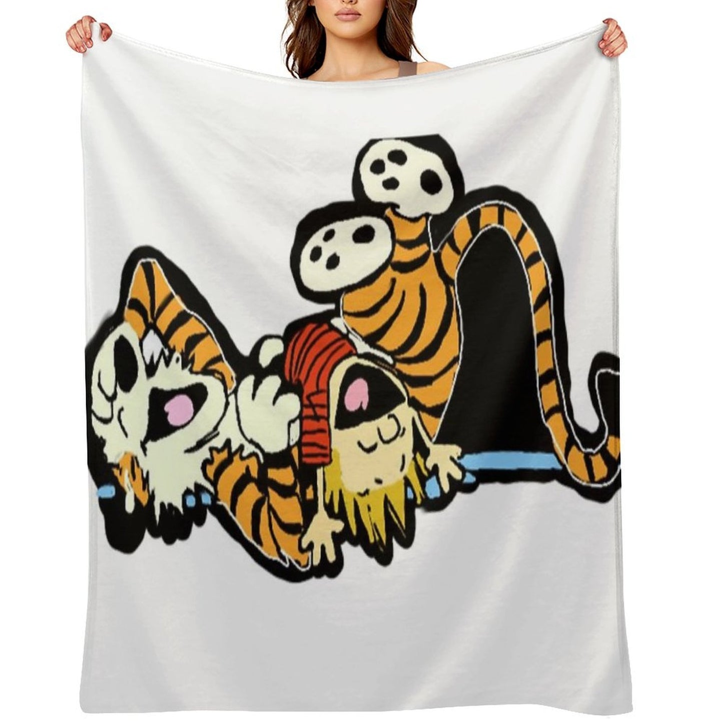 Calvin And Hobbs Gift-ready Throw Blanket