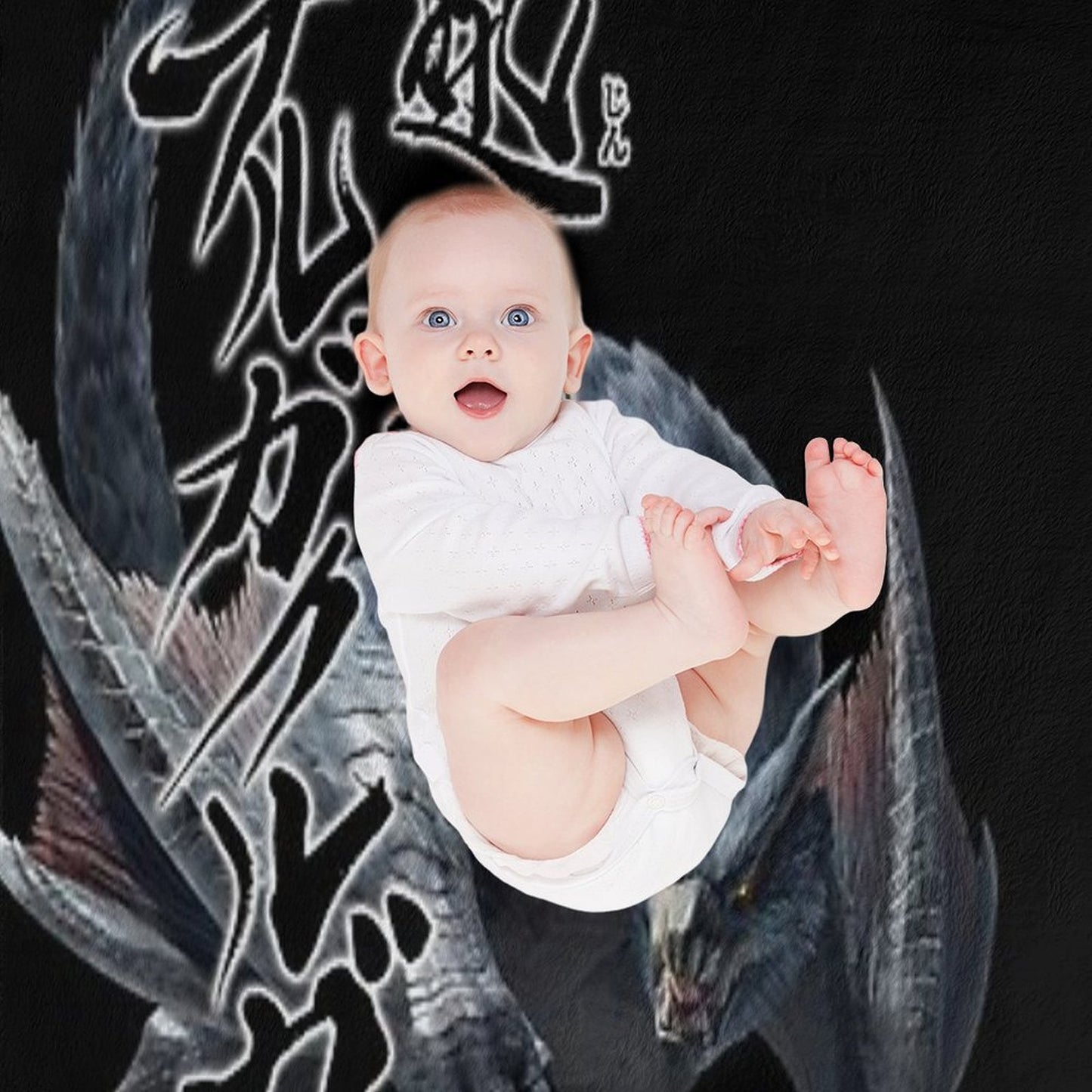 Nargacuga The Red Glare in The Darkness Anti-pilling Throw Blanket
