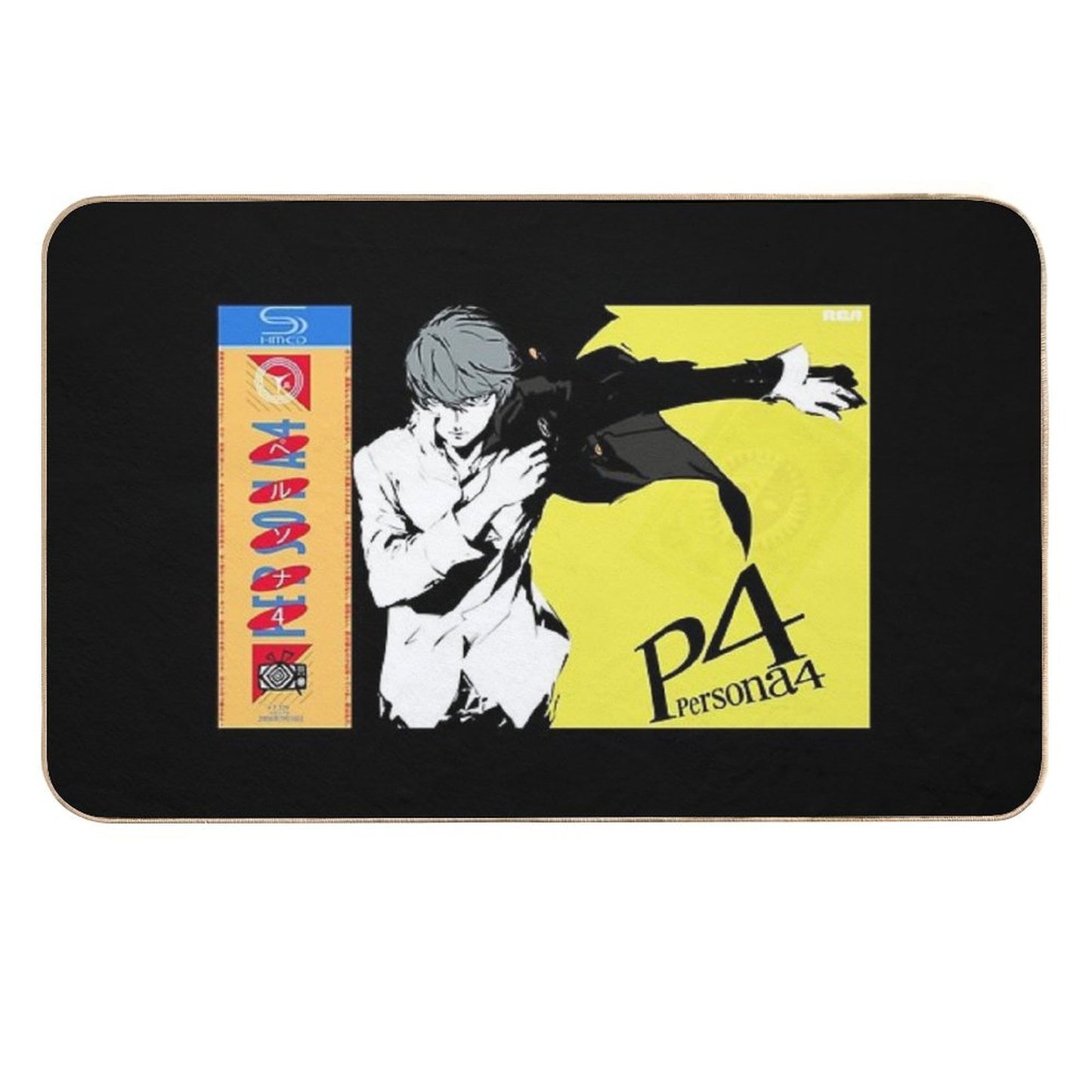 Persona 4 Cover (CD Version) Anti-Trip Bath Mat