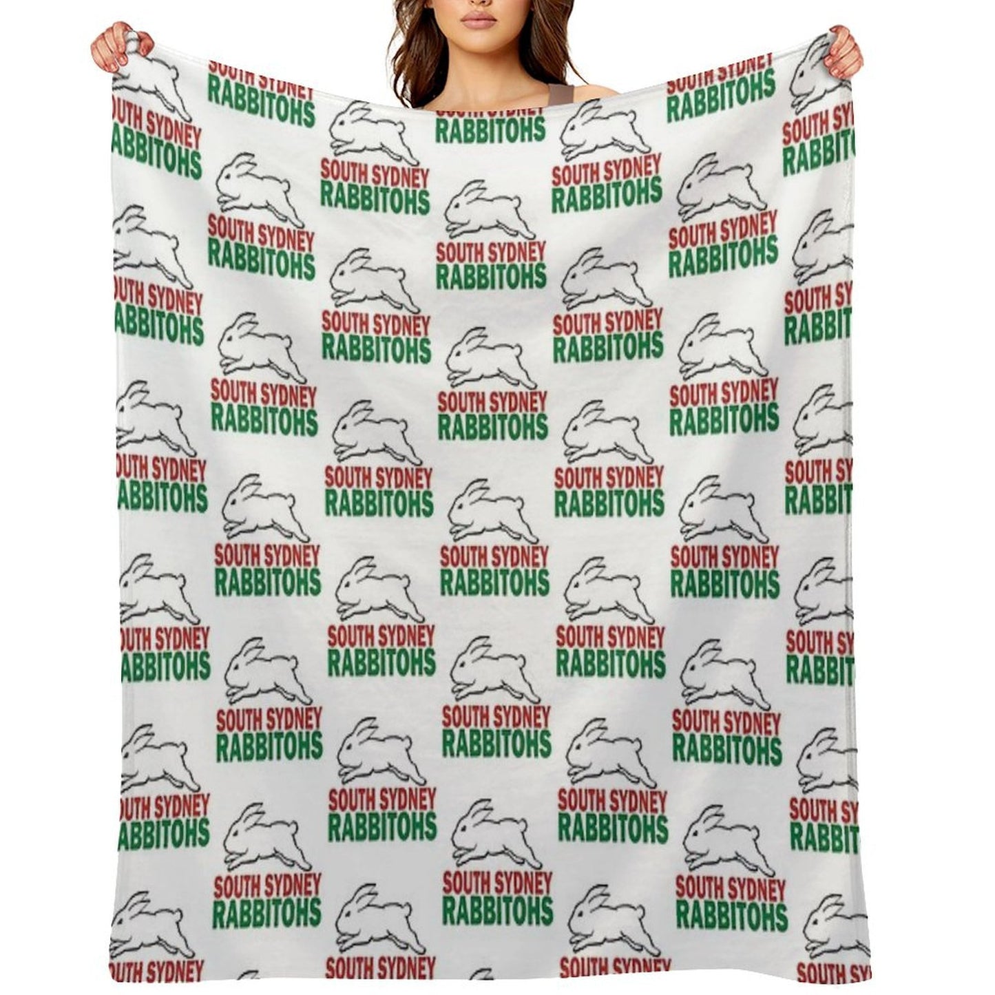 South Sydney Rabbitohs Versatility Throw Blanket