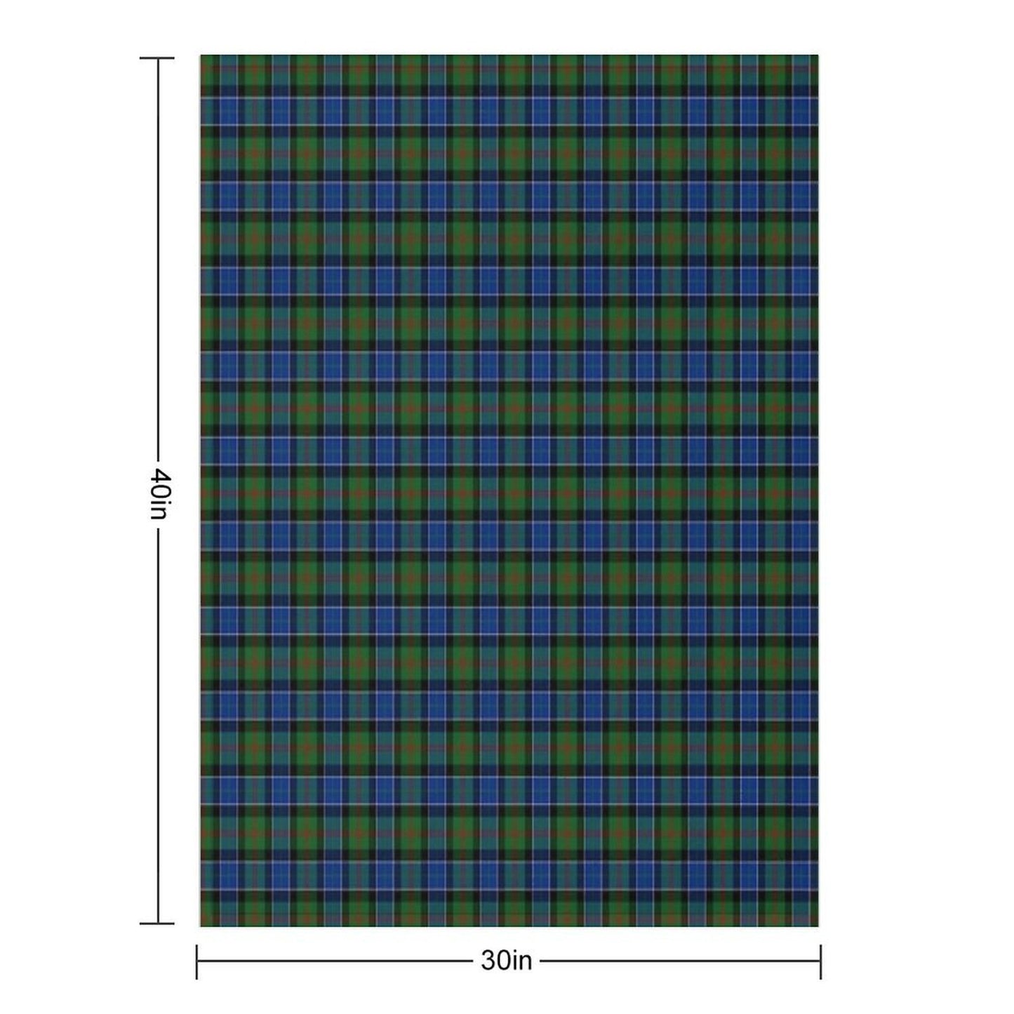 Clan Paterson Tartan Multi-functional Throw Blanket