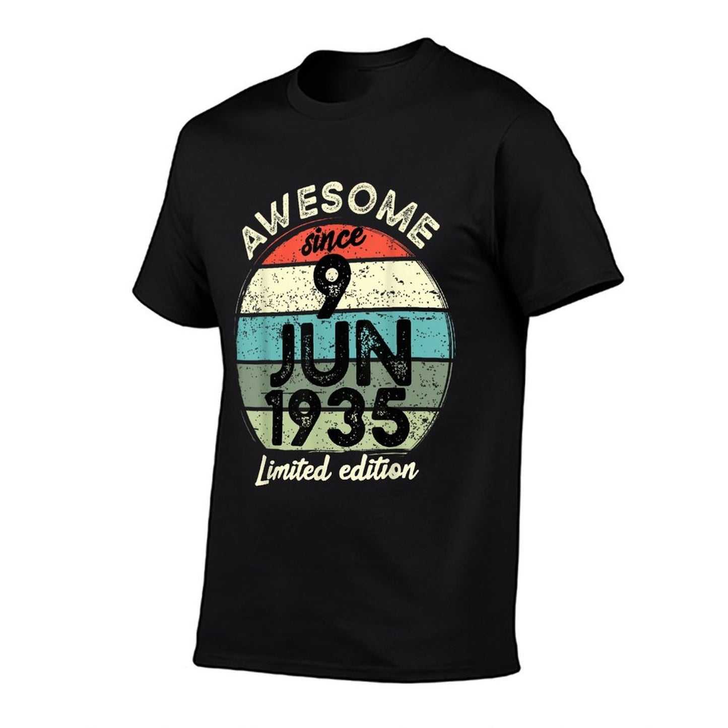 9 June 1935 90th Birthday 90 Year Old 2025 Birthday Polyester Blend T-Shirt
