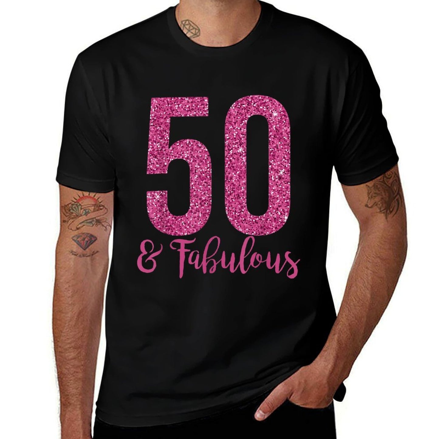 50Th Birthday For Women Saying 50 And Fabulous Relaxed-fit T-Shirt