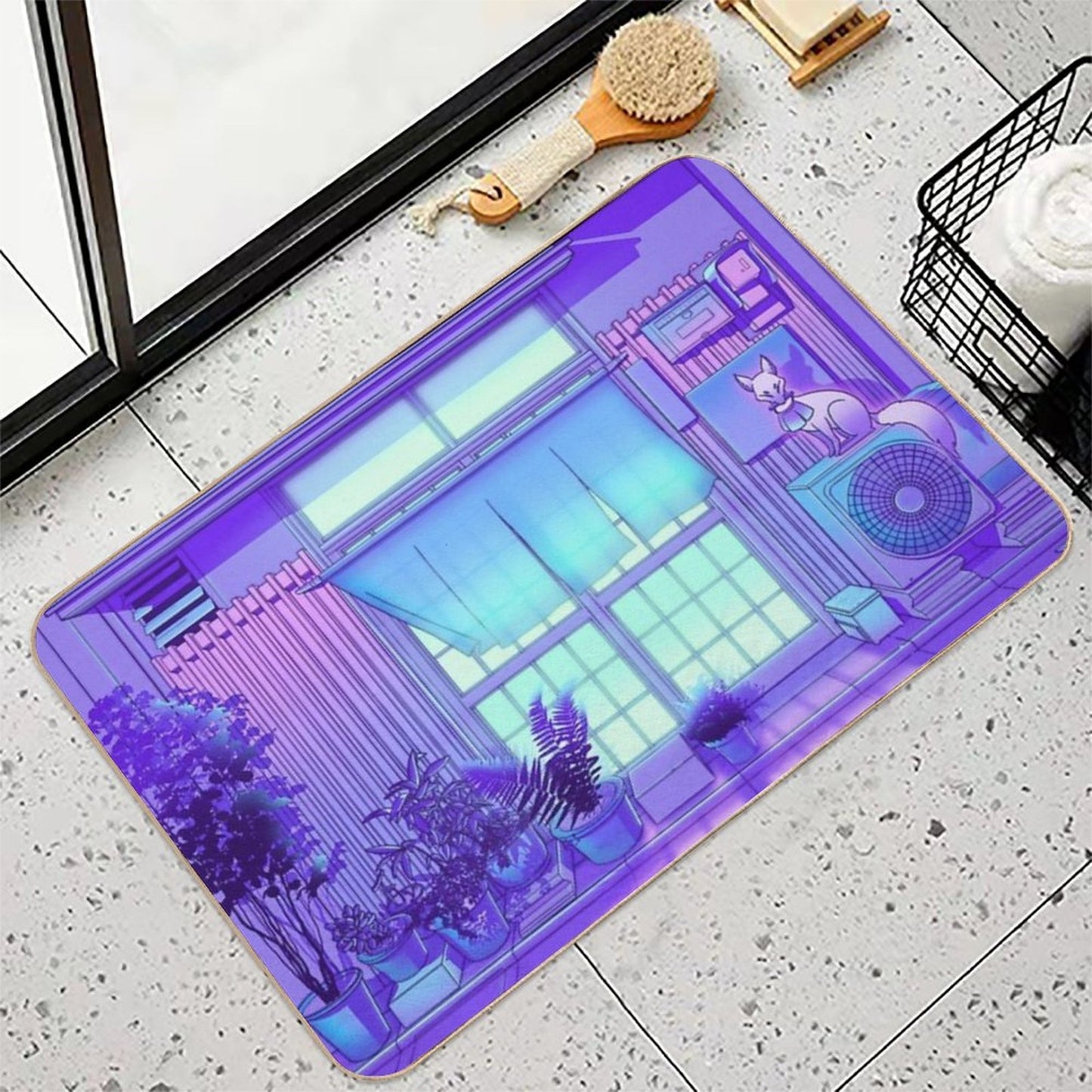 Inari Night Dirt-Trapping Bath Mat