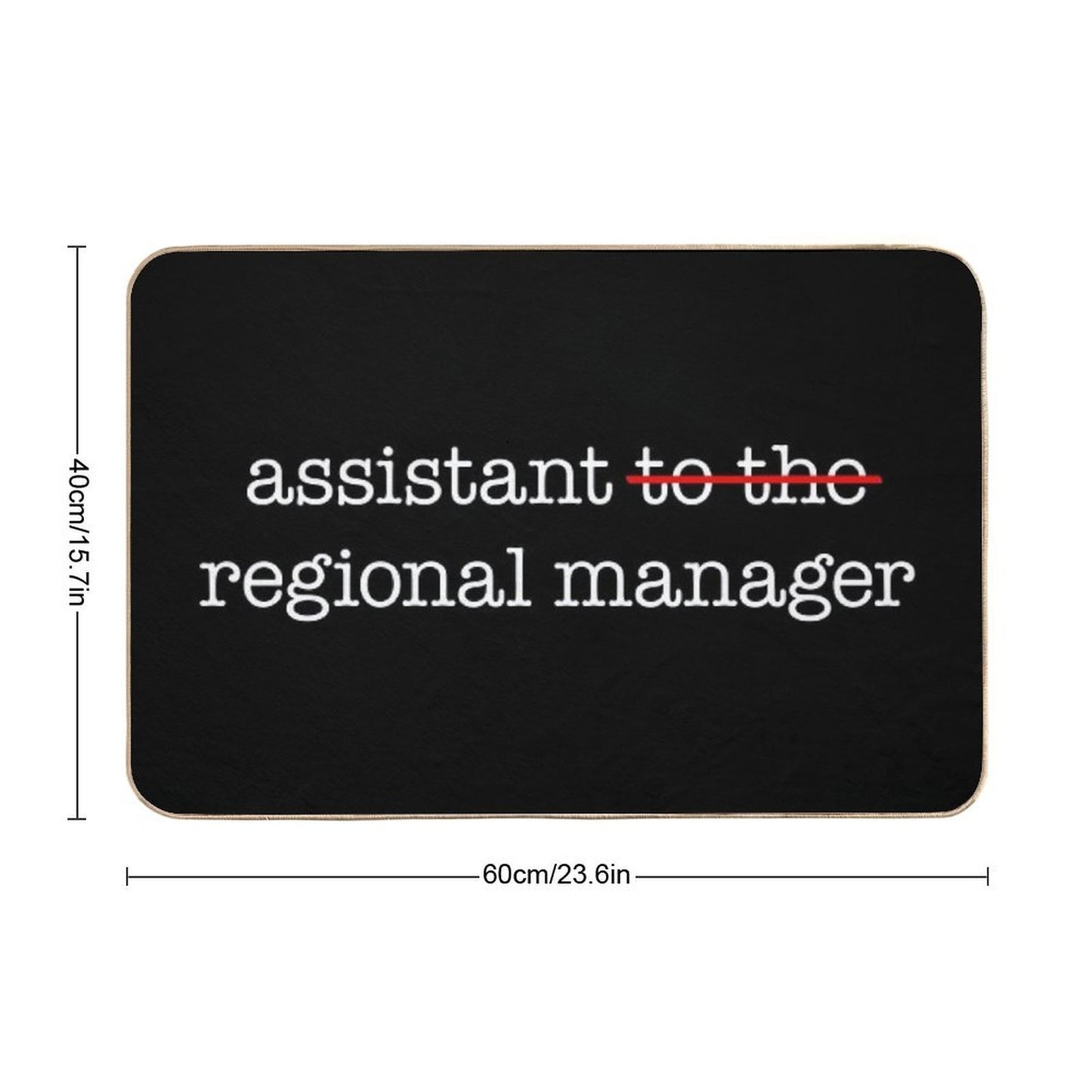 Assistant to The Regional Manager Rapid-Drying Bath Mat