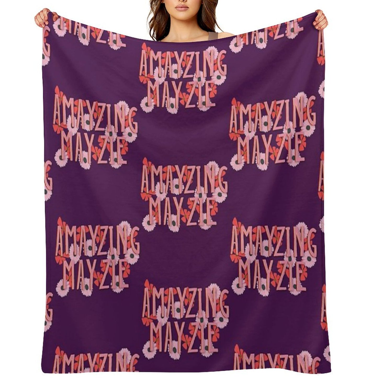 Amayzing Mayzie Suessical Seussical The Musical Broadway Song Floral Shrink-resistant Throw Blanket