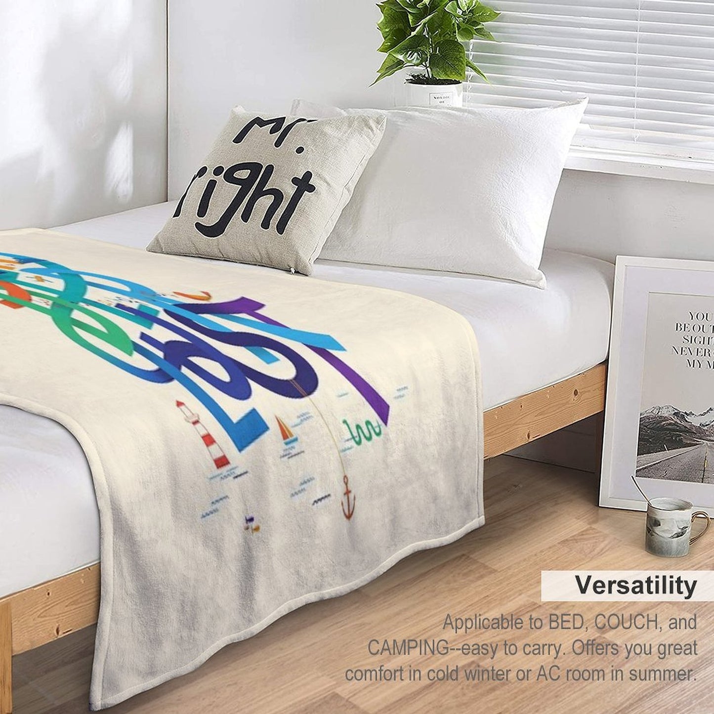 Wanderlust Travel-friendly Throw Blanket